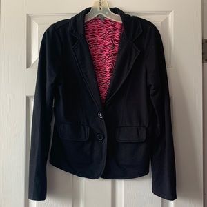 Black Jersey knit jacket